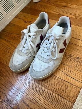 Women’s V-10 B-MESH WHITE NATURAL MARSALA